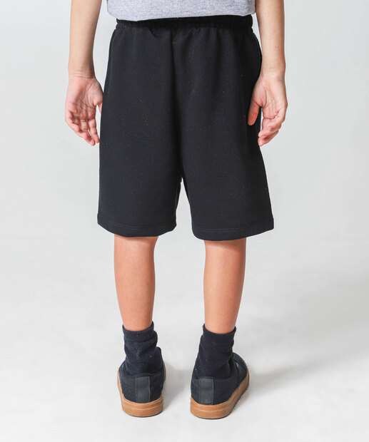 Bermuda Infantil Moletom Textura MR Tam 4 a 10