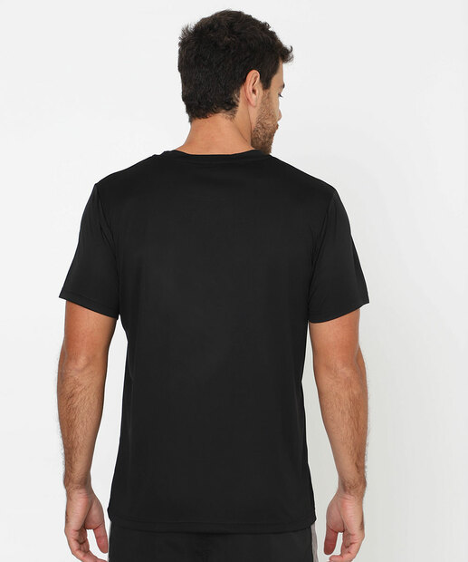 Camiseta Masculina Fitness Dry Fit MR Preto