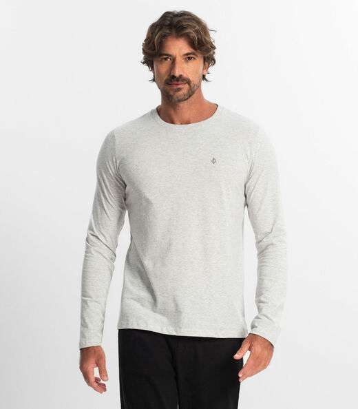 Image_Camiseta Manga Longa Meia Malha Diametro Cinza