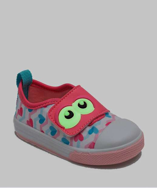 Tênis Infantil Casual Estampado Brilha No Escuro Pimpolho