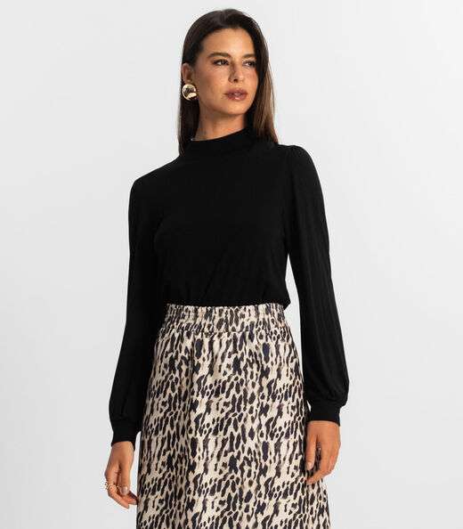 Image_Blusa Manga Longa Feminina Rovitex Preto