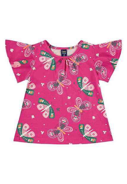 Conjunto Bata e Short Menina Bee Loop