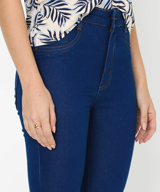 Calça Jeans Flare Feminina Petit Azul