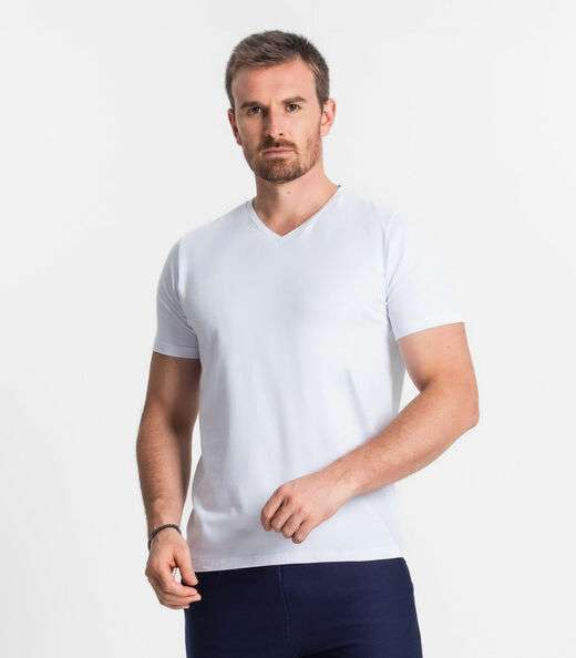 Camiseta Masculina Diametro Branco