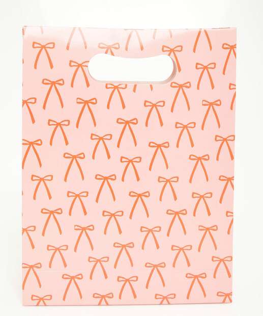  Embalagem Presente Sacola Estampa Lacinhos Marisa