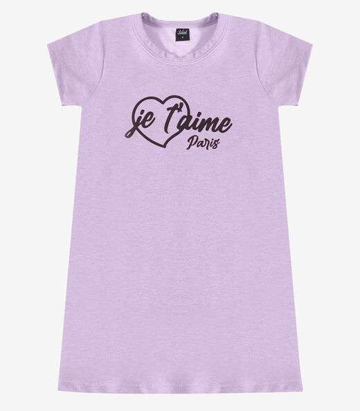 Image_Vestido Menina Infantil em Molecotton Select Roxo