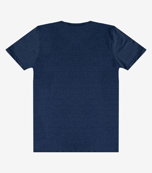 Camiseta Masculina Básica Em Malha Rover Select Azul