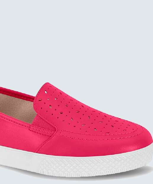 Tênis Slip On Feminino Recorte Moleca 