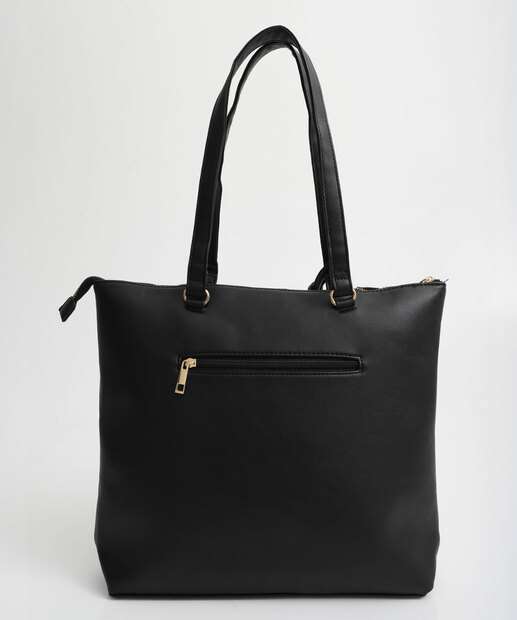 Bolsa De Ombro Tote Feminina Alice Pallucci Preto