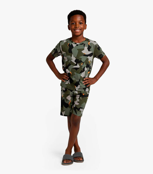 Image_Pijama Infantil Camiseta e Bermuda Select Verde