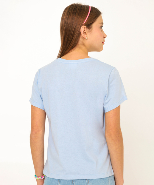 Camiseta Juvenil Estampa Capivaras Marisa Tam 10 a 16 Azul