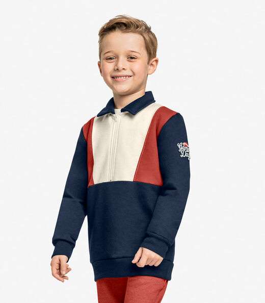 Blusão Infantil Masculino Trick Nick Azul