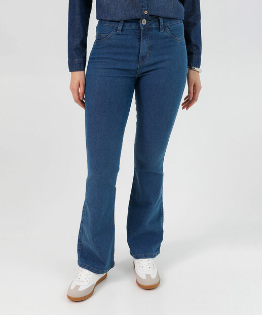 Calça Jeans Flare Feminina Petit Flip Biotipo