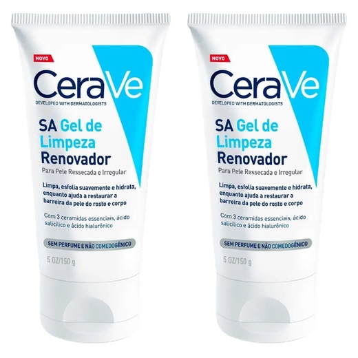 Image_Kit com 2 Unidades de CeraVe SA Gel de Limpeza Renovador 150g