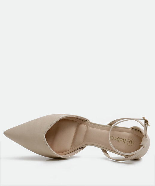 Scarpin Feminino Slingback Salto Fino Bebecê 