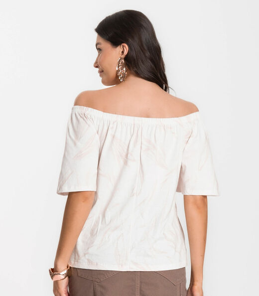 Blusa Feminina Ciganinha Infinita Cor Rosa