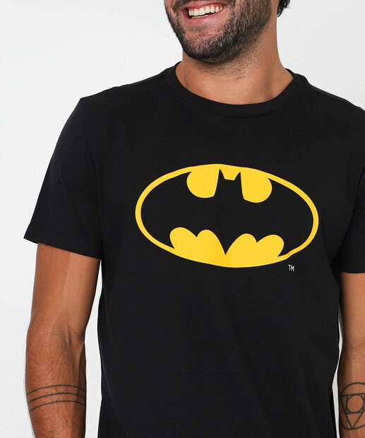 Camiseta Masculina Batman Marvel Preto