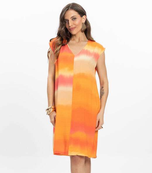 Image_Vestido Feminino em Tecido Infinita Cor Amarelo