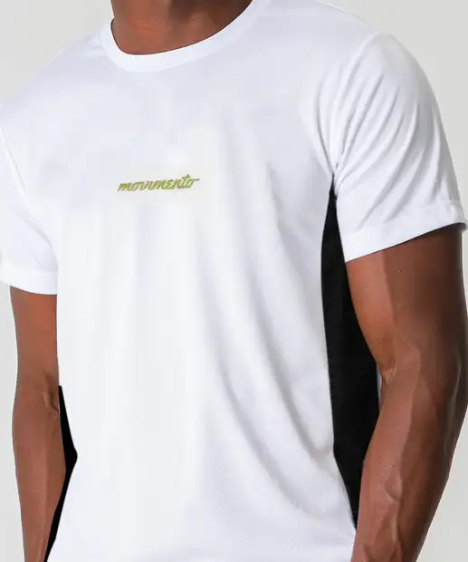 Camiseta Masculina Fitness Recorte Marisa Branco