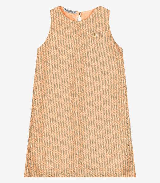 Image_Vestido Infantil Em Tricot Trick Nick Laranja