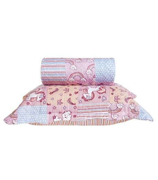 Image_Jogo Cobre Leito Dupla Face Solteiro Bene Casa Rosa