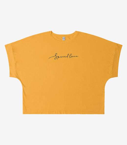 Blusa Feminina em Viscotorcion Rovitex Amarelo