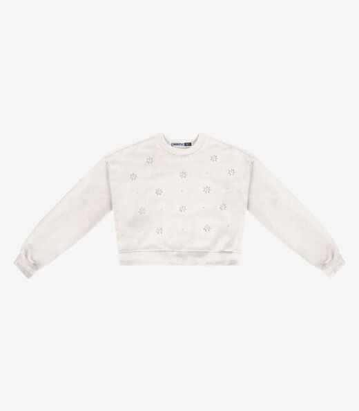 Image_Blusão Juvenil Moletom Sem Felpa Com Strass Minty Bege