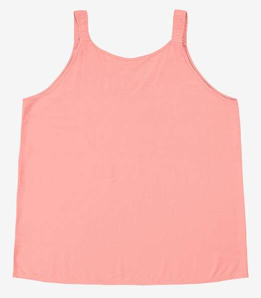 Regata Feminina Plus Size Infinita Cor Rosa