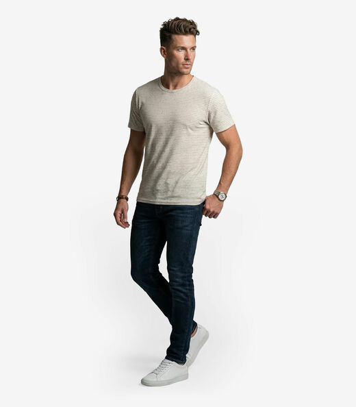 Camiseta Masculina Texturizada Select Bege