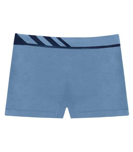 Cueca Boxer Lisa Microfibra Altomax Azul