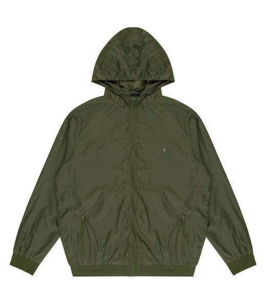 Image_Jaqueta Masculina Plus Size Com Capuz Diametro Verde