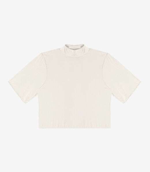 Blusa Viscose Slub Feminina Endless Bege