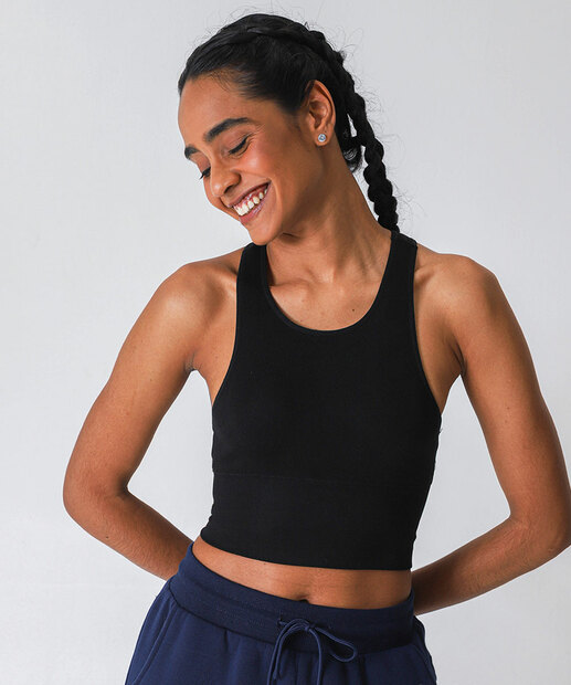 Image_Top Fitness Nadador Sem Costura Marisa Preto