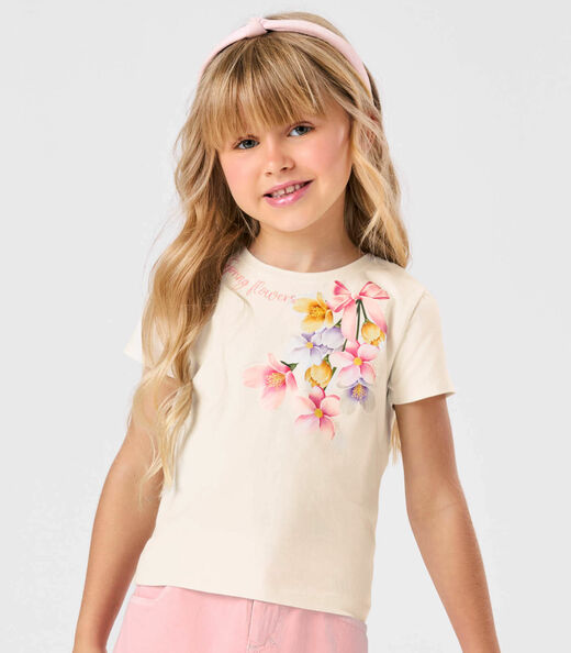 Conjunto Blusa Com Saia Feminina Trick Nick Bege