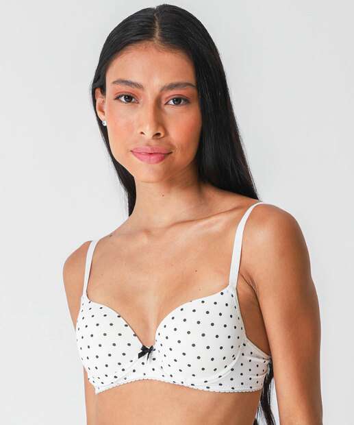 Kit 2 Sutiãs Com Base E Com Bojo Poá Marisa