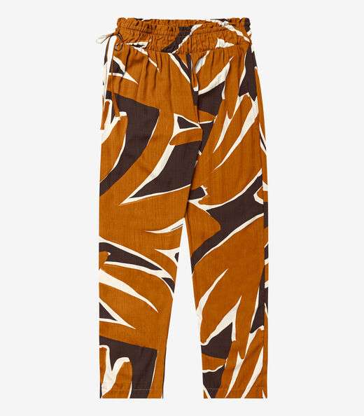 Calça Feminina Estampada Endless Marrom