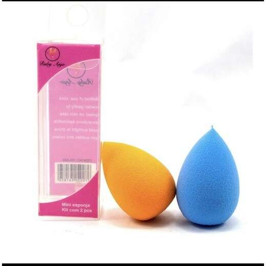 Esponja Para Maquiagem Ra-030 Mini Gota C/2Un