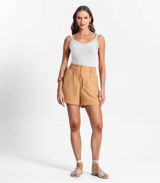 Blusa de Alça Feminina Select Branco