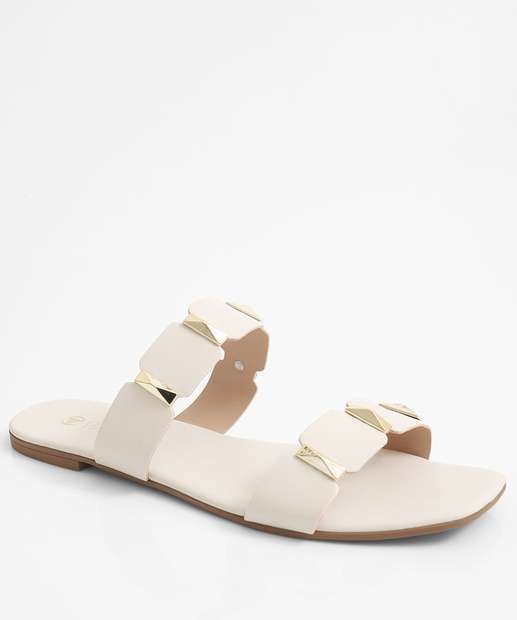 Image_Rasteirinha Feminina Tiras Tachas Via Uno Off White