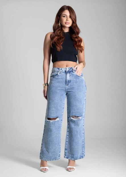Cal?a Jeans Sawary Wide Leg Cropped - 282429