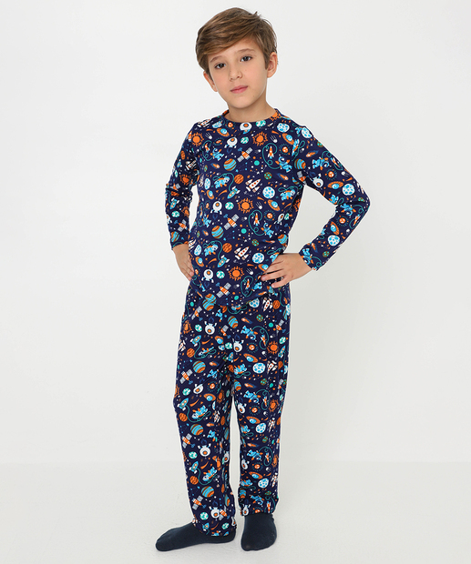 Image_Pijama Infantil Planetas Marisa Tam 04 ao 12 Azul