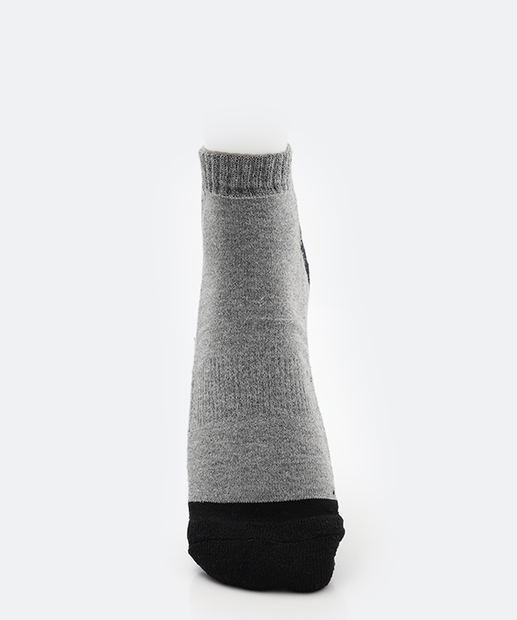 Kit 3 Pares Meias Masculina Cano Curto MR Cinza