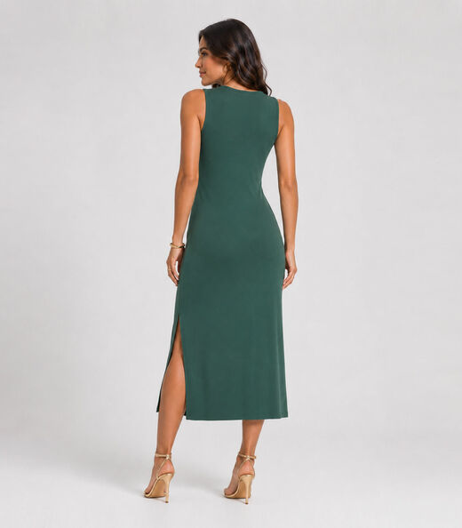 Vestido Midi Feminino Select Verde