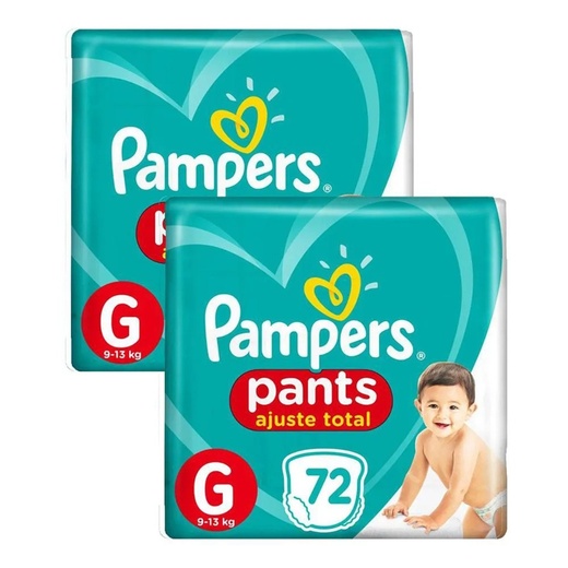 Image_Kit 2 Fraldas Confortsec Pants ”G” Pampers Simples c/72 Unidades cada