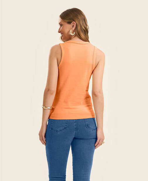 Kit 3 Regatas Feminina Friso Algodão Leve Macio Rovitex