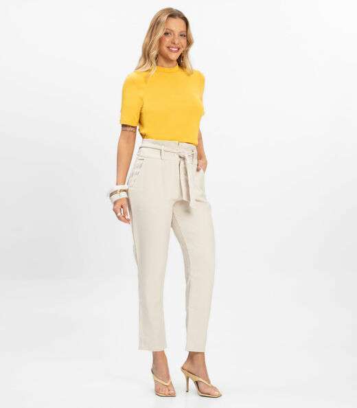 Image_Calça Feminina Marrante Clochard Renaluci Bege