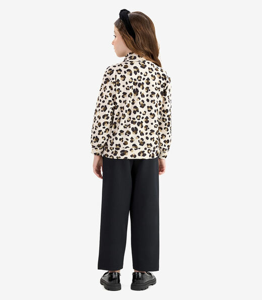 Conjunto Jaqueta Capuz e Legging Rovi Kids Bege