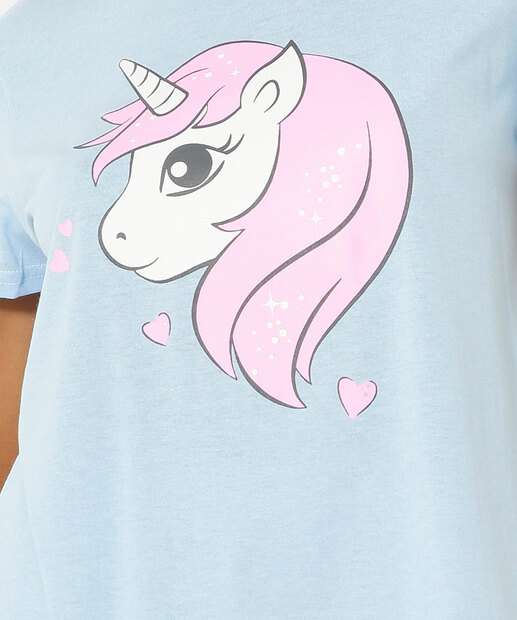 Pijama Feminino Estampa Unicórnio Marisa