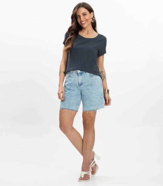 Blusa Feminina Infinita Cor Cinza