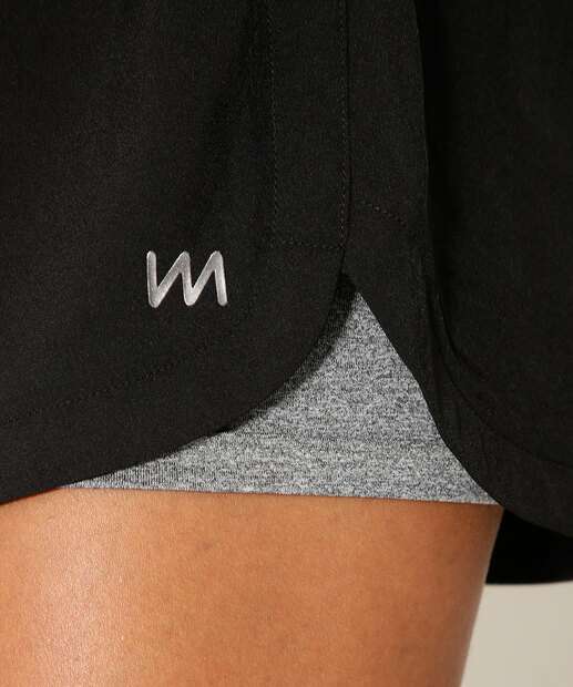 Short Feminino Fitness Duplo Marisa